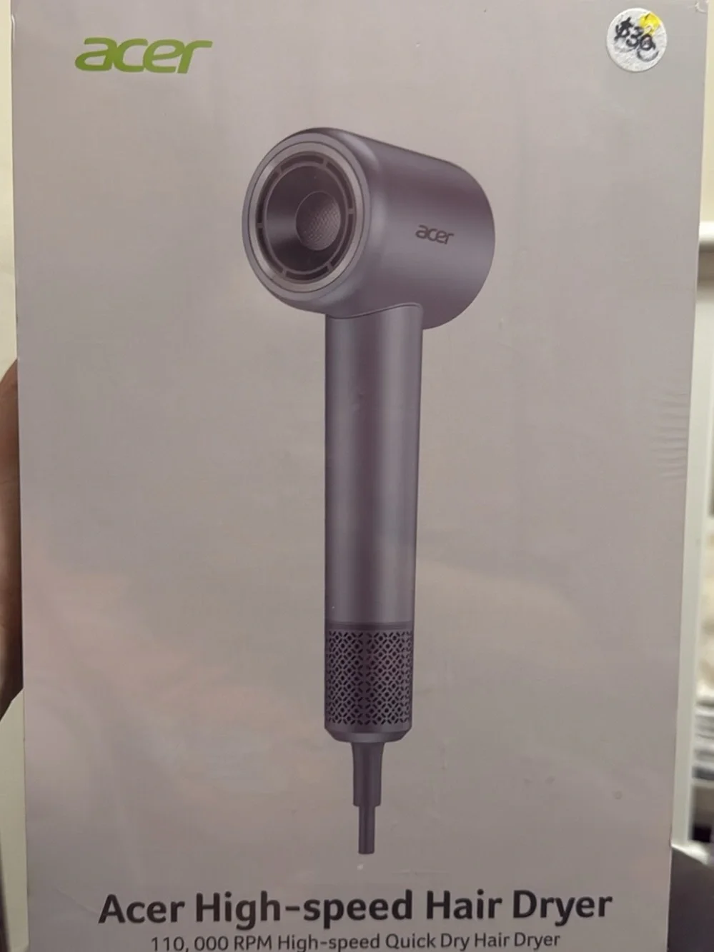 Acer Hair Dryer still sealed